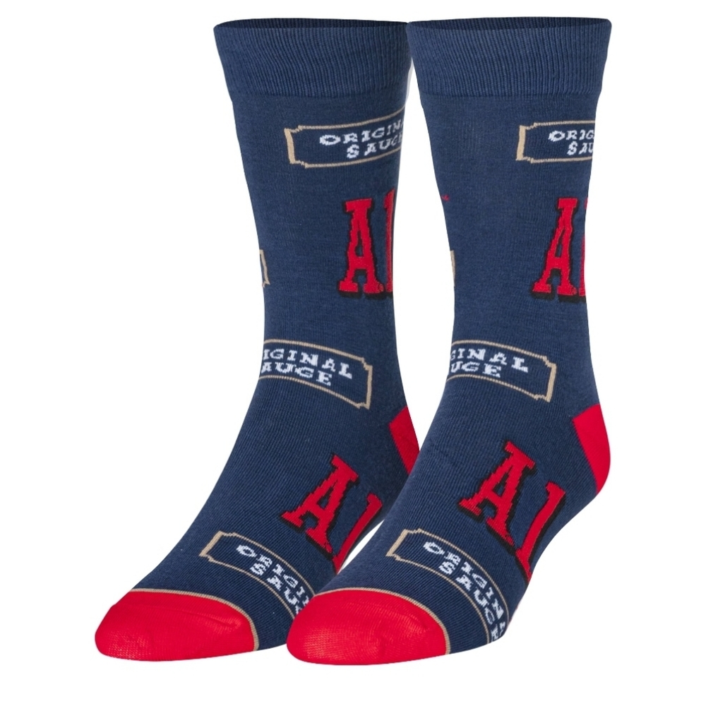 NWT! A.1. Original Sauce Men's Crazy Socks 6-12